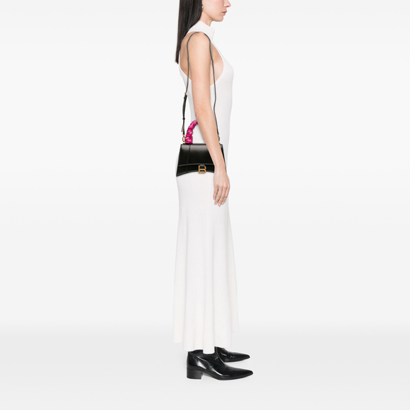 Pre-Loved Balenciaga Small Shiny Box Calfskin Hourglass Top Handle Bag - Picture 11 of 12